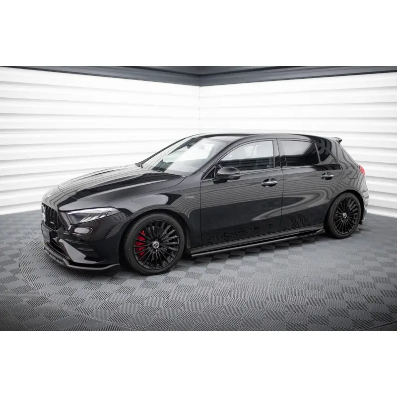 KIT COMPLET DE LAMES MAXTONDESIGN POUR MERCEDES-AMG A35 HATCHBACK W177 FACELIFT - MAXTONDESIGN - FINITION NOIR BRILLANT Réduction
