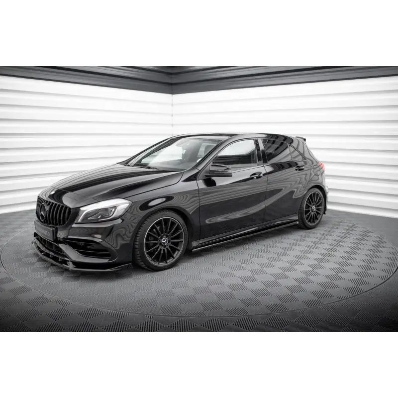 Populaire KIT COMPLET DE LAMES MAXTONDESIGN POUR MERCEDES-BENZ A AMG-LINE W176 FACELIFT - MAXTONDESIGN - FINITION NOIR BRILLANT