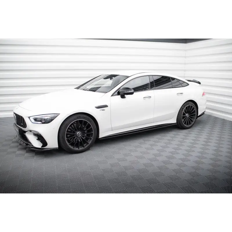 KIT COMPLET DE LAMES MAXTONDESIGN POUR MERCEDES-AMG GT 43 4 DOOR COUPE V8 STYLING PACKAGE - MAXTONDESIGN - FINITION NOIR BRILLANT Offre Spéciale