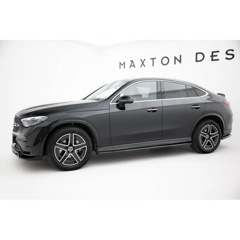 Dernier Modèle KIT COMPLET DE LAMES MAXTONDESIGN POUR MERCEDES-BENZ GLC COUPE AMG-LINE C254 - MAXTONDESIGN - FINITION NOIR BRILLANT