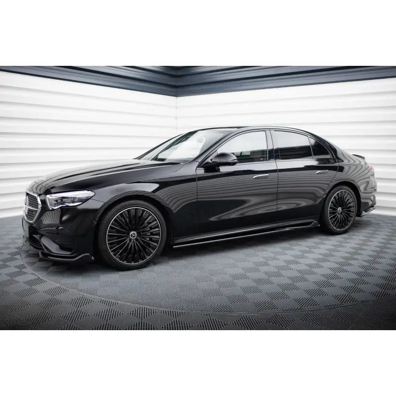 KIT COMPLET DE LAMES MAXTONDESIGN POUR MERCEDES-BENZ E AMG-LINE W214 - MAXTONDESIGN - FINITION NOIR BRILLANT Nouvel Arrivage