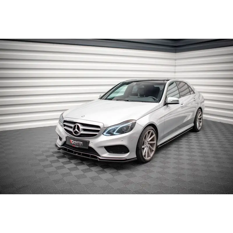 KIT COMPLET DE LAMES MAXTONDESIGN POUR MERCEDES-BENZ E AMG-LINE SEDAN W212 FACELIFT - MAXTONDESIGN - FINITION NOIR BRILLANT Usine Directe