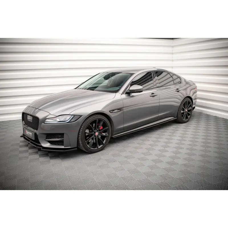 KIT COMPLET DE LAMES MAXTONDESIGN POUR JAGUAR XF R-SPORT MK2 - MAXTONDESIGN - FINITION NOIR BRILLANT Authentique