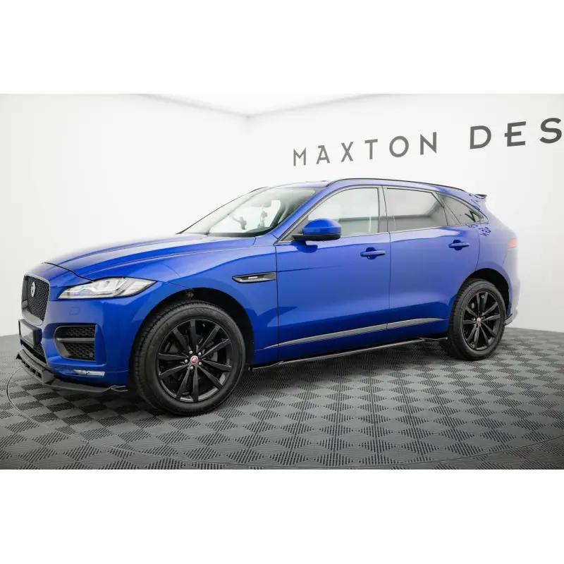 Retour Gratuit KIT COMPLET DE LAMES MAXTONDESIGN POUR JAGUAR F-PACE R-SPORT MK1 - MAXTONDESIGN - FINITION NOIR BRILLANT