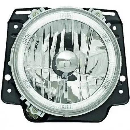 SET DE DEUX PHARES AVANT ANGEL EYES FOND CHROME VW GOLF 2 (83-91) - H4 Bon Plan