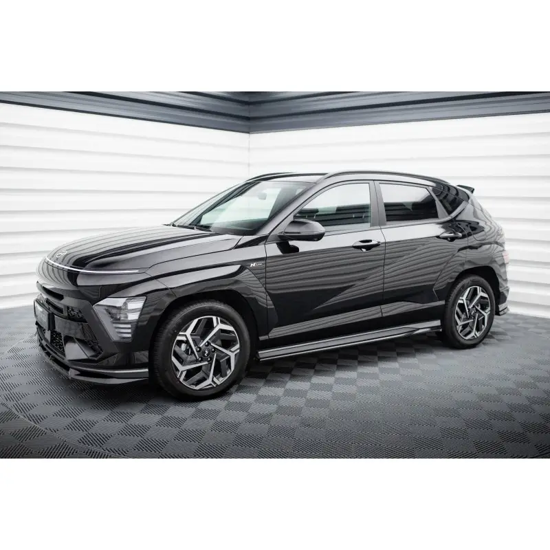 KIT COMPLET DE LAMES MAXTONDESIGN POUR HYUNDAI KONA N-LINE MK2 - MAXTONDESIGN - FINITION NOIR BRILLANT Authentique