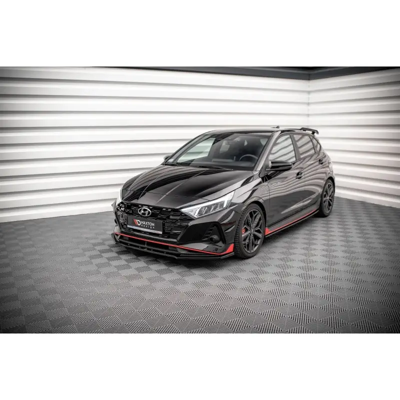 KIT COMPLET DE LAMES MAXTONDESIGN POUR HYUNDAI I20 N MK3 - MAXTONDESIGN - FINITION NOIR BRILLANT Super Prix