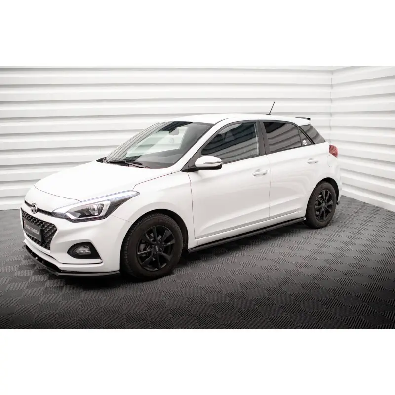 Promotion Saisonnière KIT COMPLET DE LAMES MAXTONDESIGN POUR HYUNDAI I20 MK2 FACELIFT - MAXTONDESIGN - FINITION NOIR BRILLANT