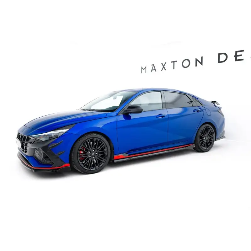 Nouvel Arrivage KIT COMPLET DE LAMES MAXTONDESIGN POUR HYUNDAI ELANTRA N MK7 - MAXTONDESIGN - FINITION NOIR BRILLANT