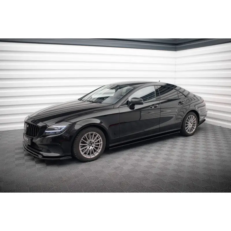 Promotion Saisonnière KIT COMPLET DE LAMES MAXTONDESIGN POUR MERCEDES-BENZ CLS C218 FACELIFT - MAXTONDESIGN - FINITION NOIR BRILLANT