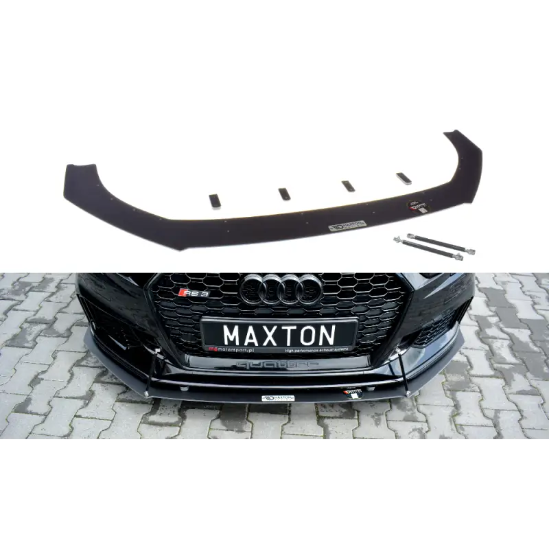 SPORT LAME DU PARE-CHOCS AVANT V.1 AUDI RS3 8V FL SPORTBACK - MAXTON DESIGN Produit De Marque