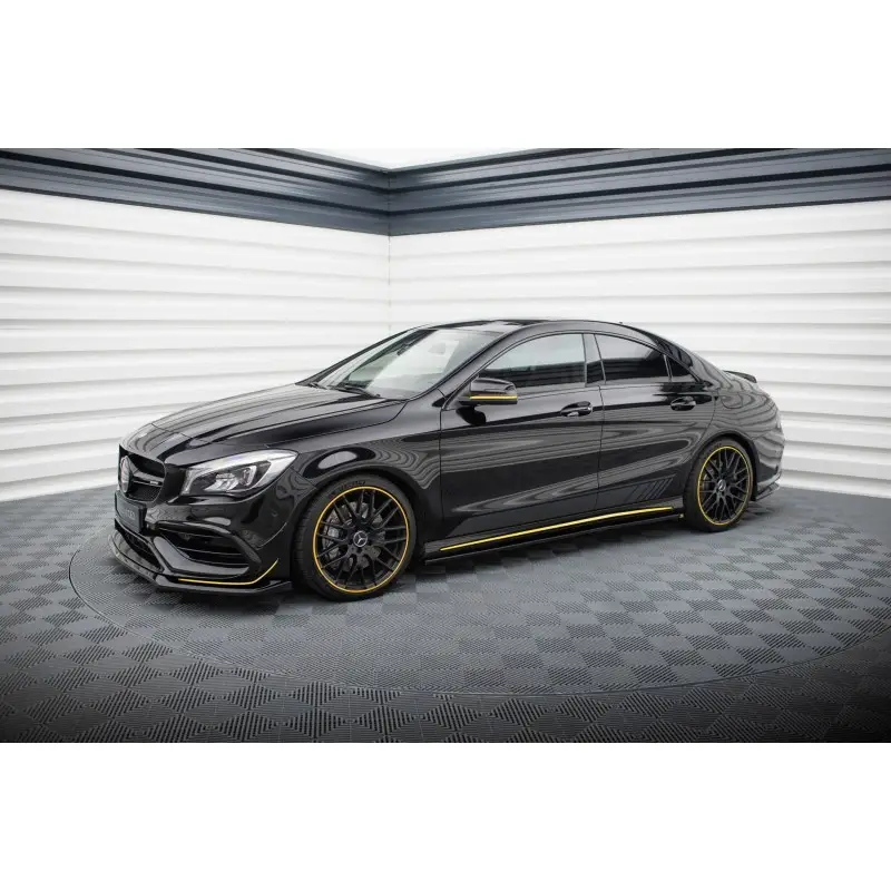 KIT COMPLET DE LAMES MAXTONDESIGN POUR MERCEDES-AMG CLA 45 AERO C117 FACELIFT - MAXTONDESIGN - FINITION NOIR BRILLANT Authentique