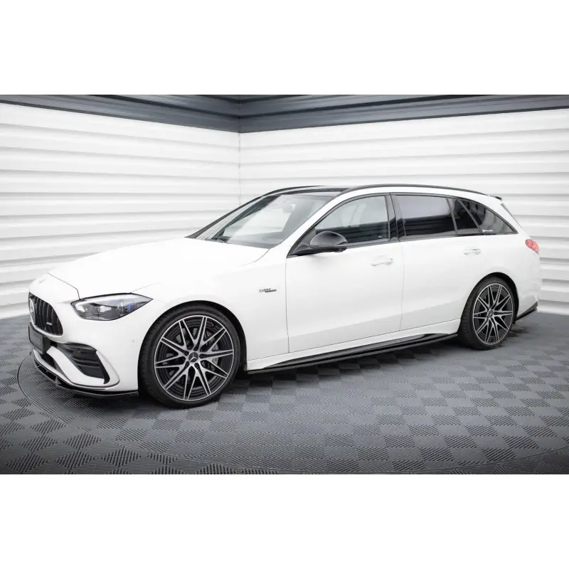 Dernière Chance KIT COMPLET DE LAMES MAXTONDESIGN POUR MERCEDES-BENZ C ESTATE AMG-LINE / 43 AMG S206 - MAXTONDESIGN - FINITION NOIR BRILLANT