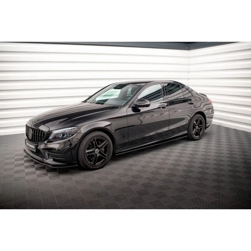 Must-Have KIT COMPLET DE LAMES MAXTONDESIGN POUR MERCEDES-BENZ C AMG-LINE SEDAN / ESTATE W205 FACELIFT / S205 FACELIFT - MAXTONDESIGN - FINITION NOIR BRILLANT
