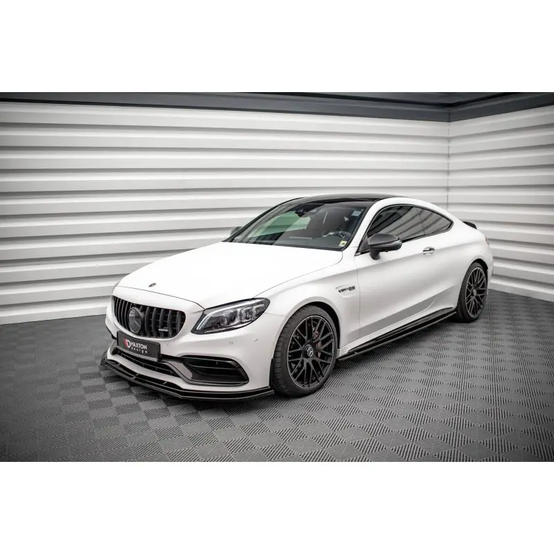 KIT COMPLET DE LAMES MAXTONDESIGN POUR MERCEDES-AMG C 63 COUPE AMG AERO PACK C205 FACELIFT - MAXTONDESIGN - FINITION NOIR BRILLANT Bon Plan