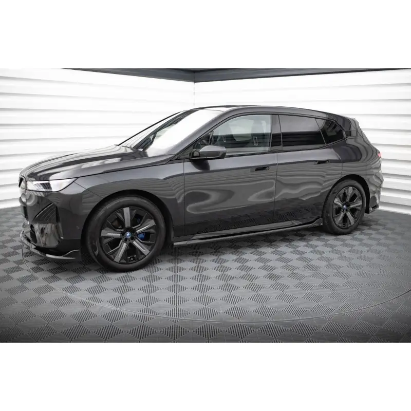 Populaire KIT COMPLET DE LAMES MAXTONDESIGN POUR BMW IX M-PACK I20 - MAXTONDESIGN - FINITION NOIR BRILLANT