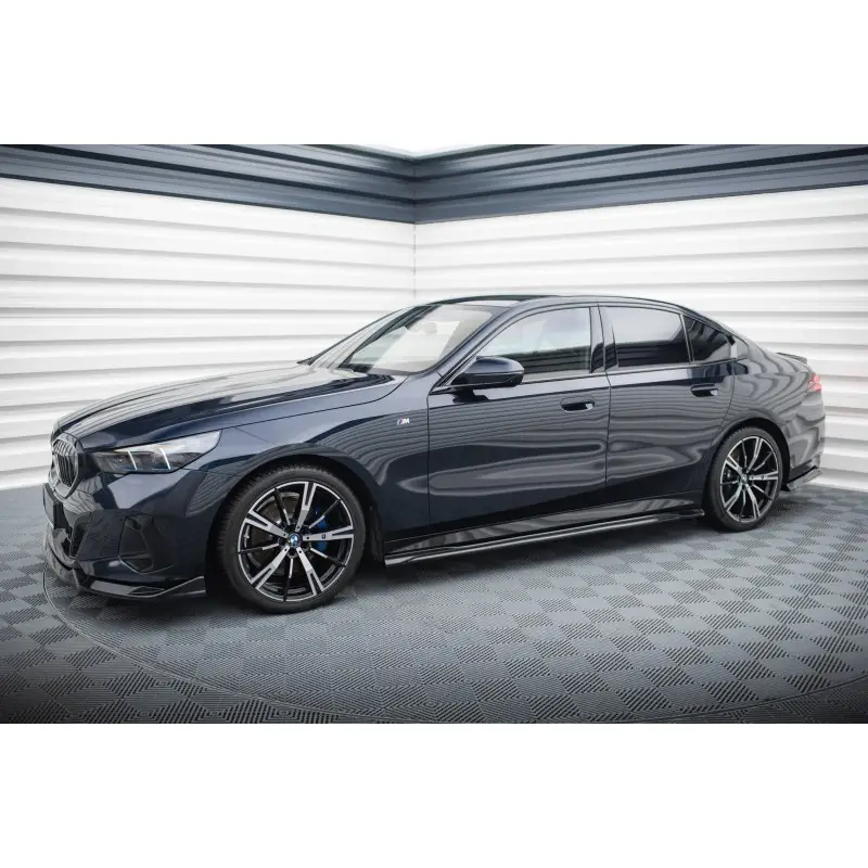 Acheter En Ligne KIT COMPLET DE LAMES MAXTONDESIGN POUR V.2 BMW 5 M-PACK G60 - MAXTONDESIGN - FINITION NOIR BRILLANT