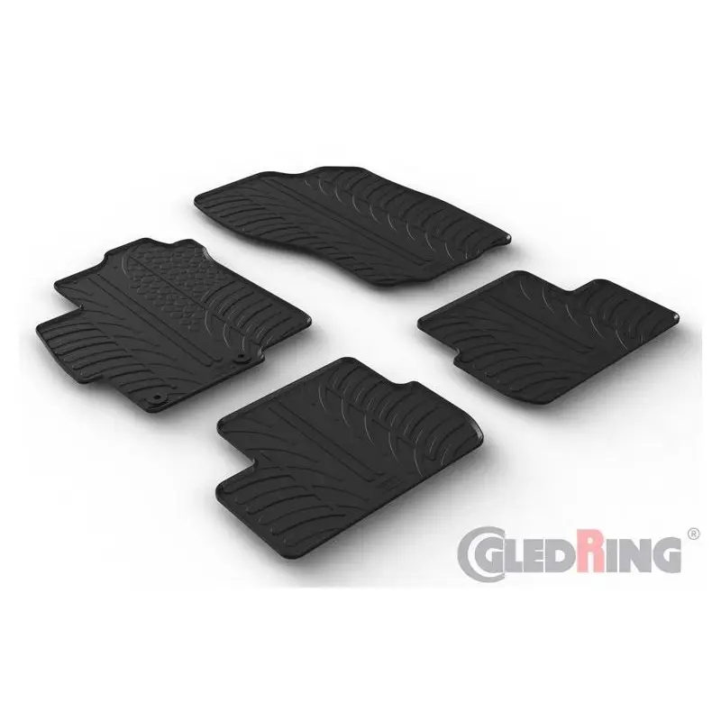 TAPIS DE SOL - TAPIS INTERIEUR EN CAOUTCHOUC POUR MITSUBISHI LANCER VIII SEDAN (08- Commander Vite