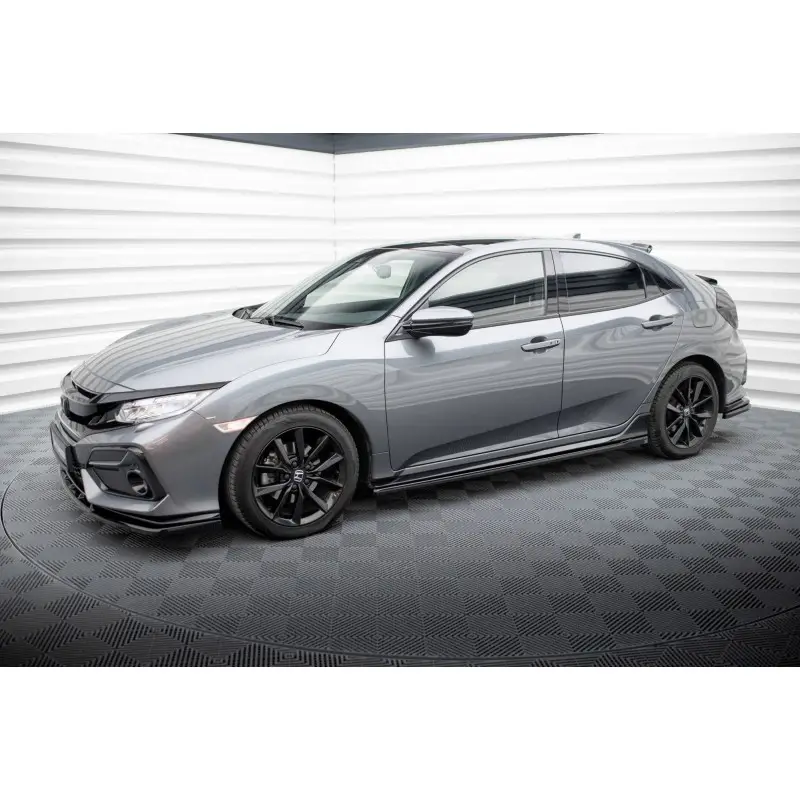 KIT COMPLET DE LAMES MAXTONDESIGN POUR HONDA CIVIC SPORT MK 10 - MAXTONDESIGN - FINITION NOIR BRILLANT Promotion Saisonnière
