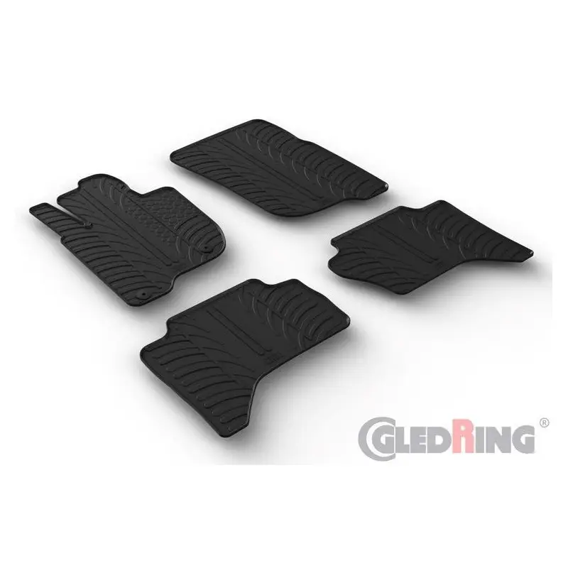 Acheter En Ligne TAPIS DE SOL - TAPIS INTERIEUR EN CAOUTCHOUC POUR MITSUBISHI L200 (TRITON) (15-19)