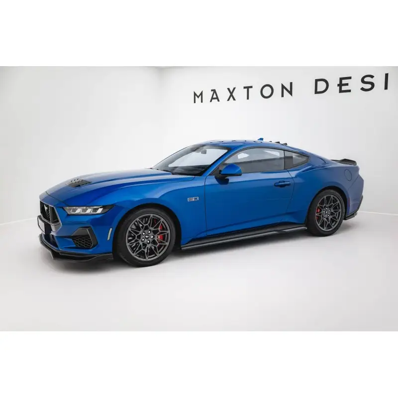 Dernier Modèle KIT COMPLET DE LAMES MAXTONDESIGN POUR FORD MUSTANG GT MK7 - MAXTONDESIGN - FINITION NOIR BRILLANT