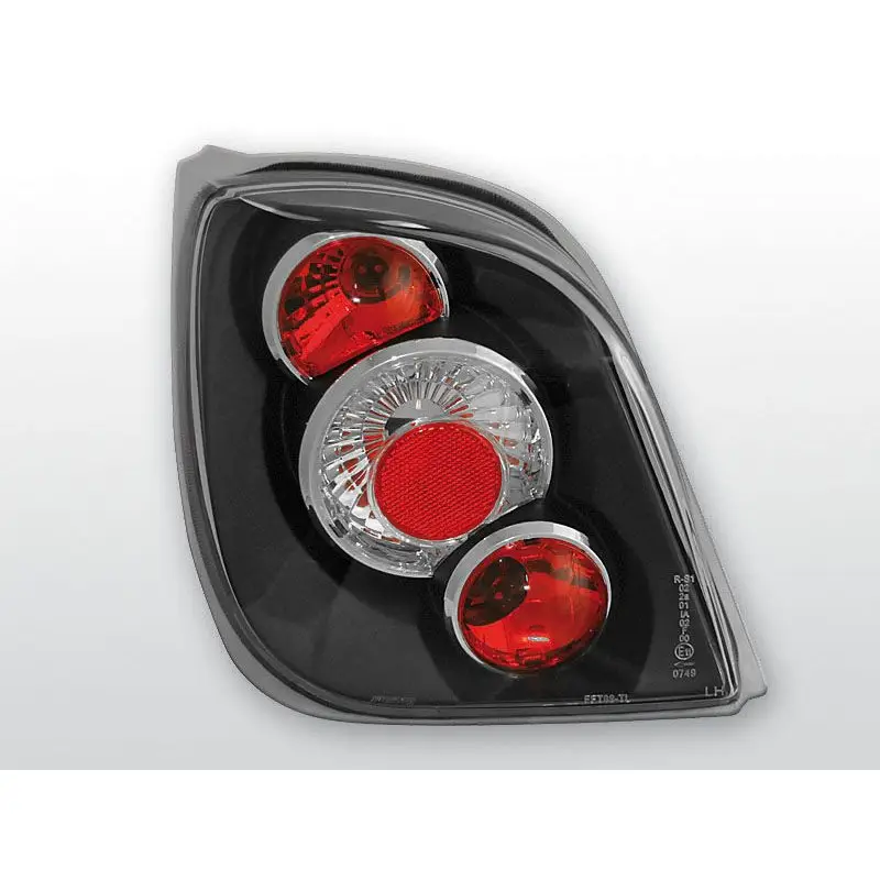 Feux Arrière Ford Fiesta MK3 04.89-09.95 Noir Offre Spéciale