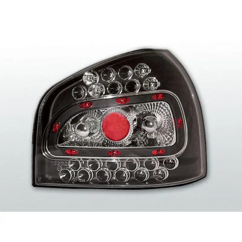 Usine Directe Feux Arrière Audi A3 8L 08.96-08.00 à Leds Noir