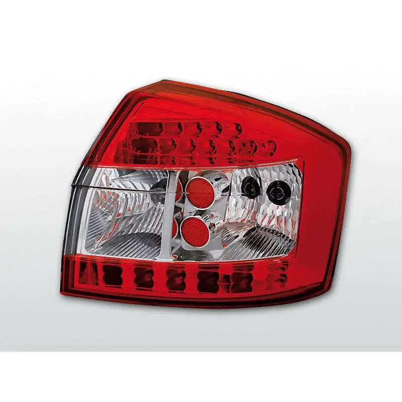 Feux Arrière Audi A4 B6 10.00-10.04 à Leds Rouge/Clair Authentique