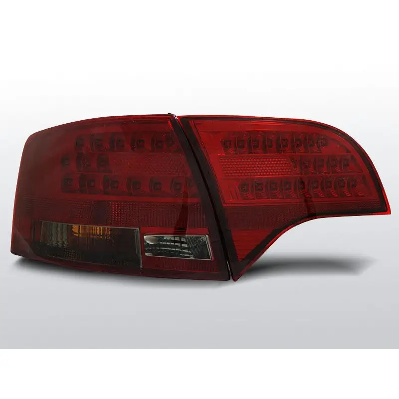 Feux Arrière Audi A4 B7 Break 11.04-03.08 à Leds Rouge foncé Promotion Saisonnière