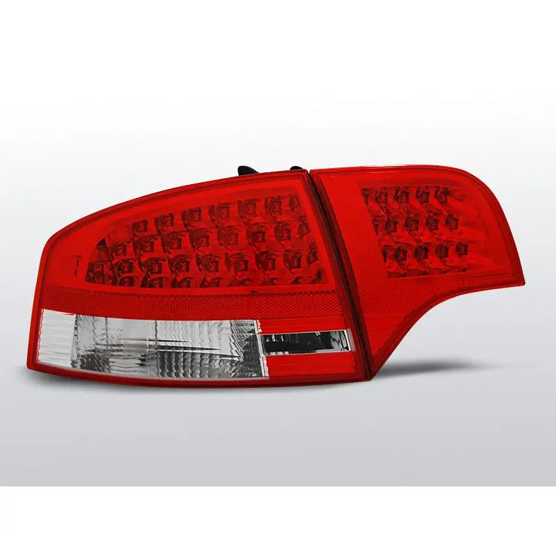 Livraison Gratuite Feux Arrière Audi A4 B7 11.04-03.08 à Leds Rouge/Clair