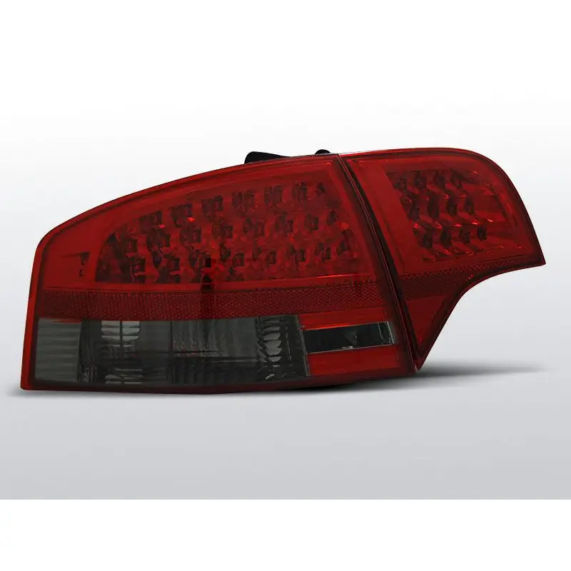 Feux Arrière Audi A4 B7 11.04-03.08 à Leds Rouge/Fumé Commande En Gros