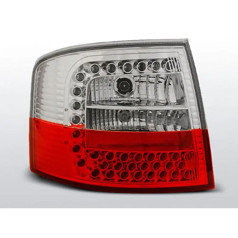 Feux Arrière Audi A6 Break 05.97-05.04 à Leds Rouge/Clair Offre Exclusive