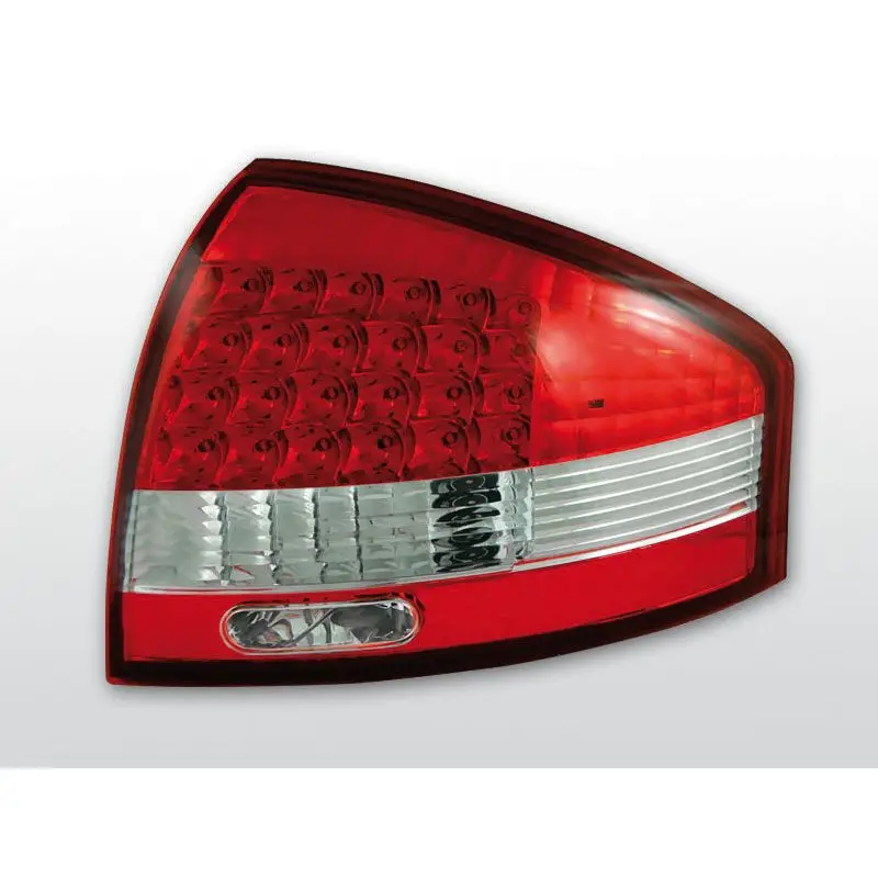 Prix Choc Feux Arrière Audi A6 05.97-05.04 à Leds Rouge/Clair