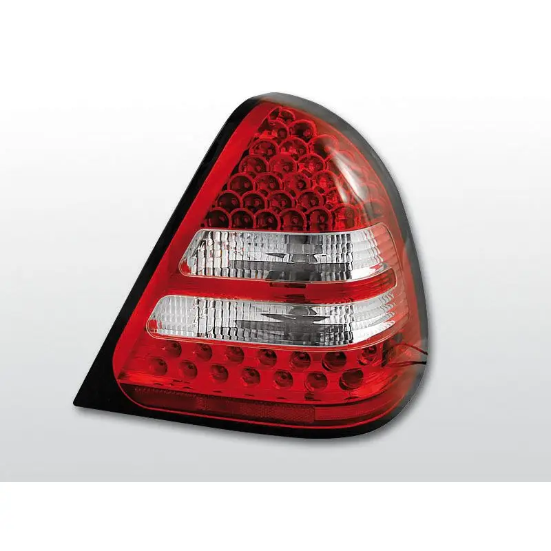 Paiement Sécurisé Feux Arrière Mercedes W202 06.93-06.00 à Leds Rouge/Clair