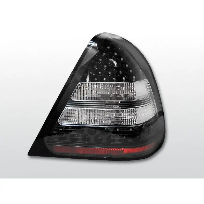 Satisfait Ou Remboursé Feux Arrière Mercedes W202 06.93-06.00 à Leds Noir