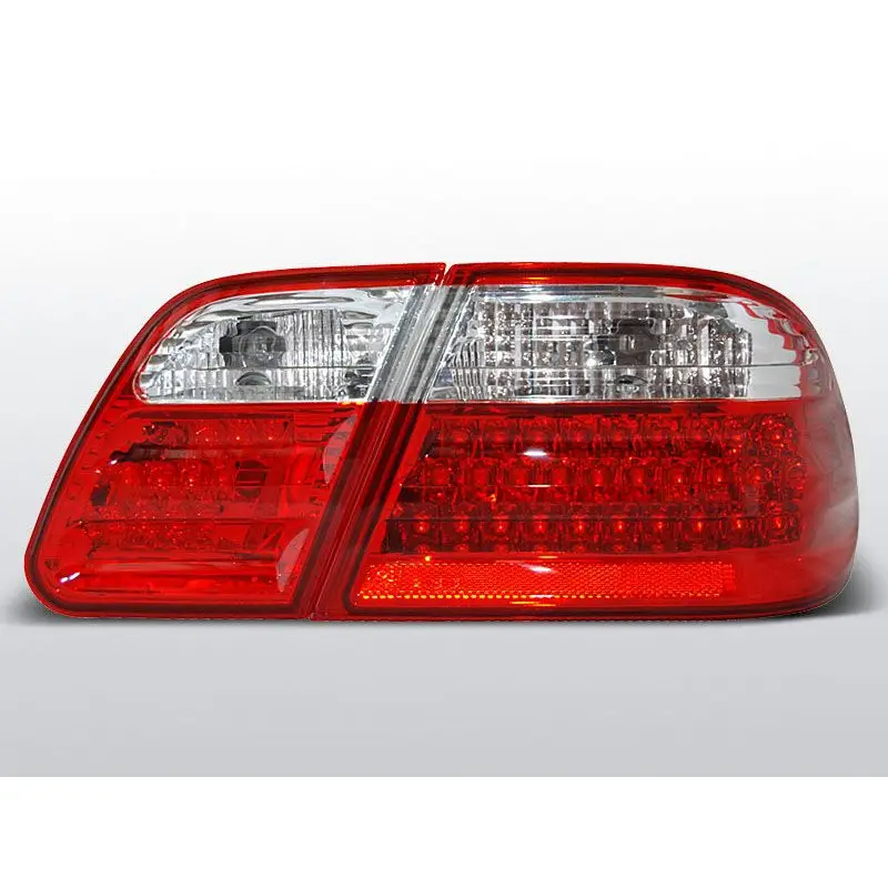Feux Arrière Mercedes W210 95-03.02 à Leds Rouge/Clair Dernière Chance