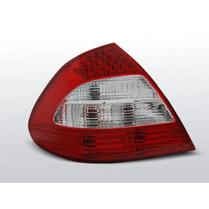 Certifié Feux Arrière Mercedes W211 03.02-04.06 à Leds Rouge/Blanc