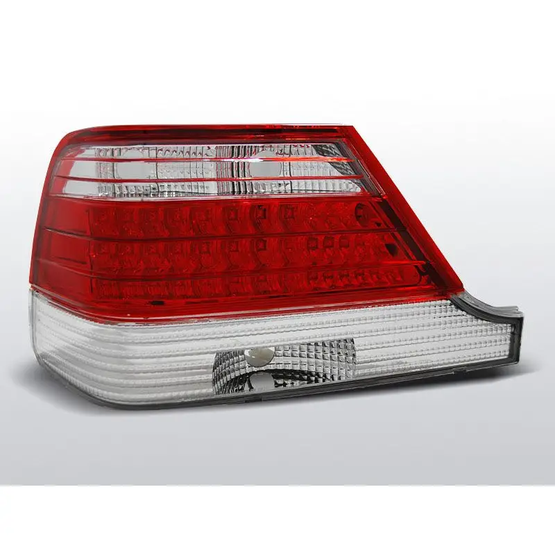Offre Spéciale Feux Arrière Mercedes W140 95-10.98 à Leds Rouge/Blanc