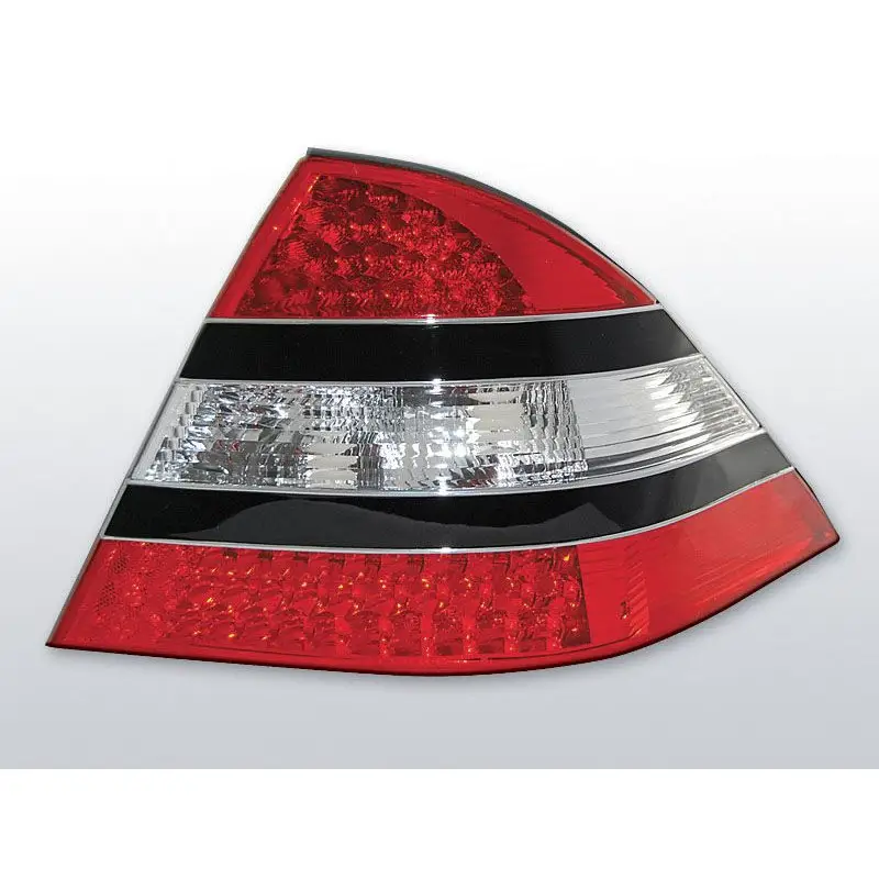 Feux Arrière Mercedes W220 09.98-05.05 à Leds Rouge/Noir Produit De Marque