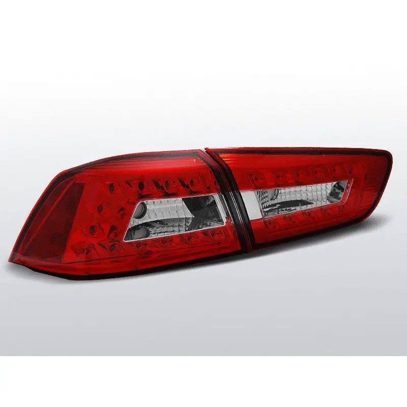 Feux Arrière Mitsubishi Lancer 8 08-11 à Leds Rouge/Clair Solde