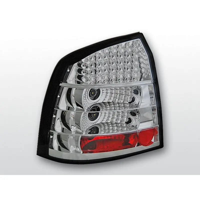 Feux Arrière Opel Astra G 3/5 ptes 09.97-02.04 à Leds Chrome Quantité Limitée