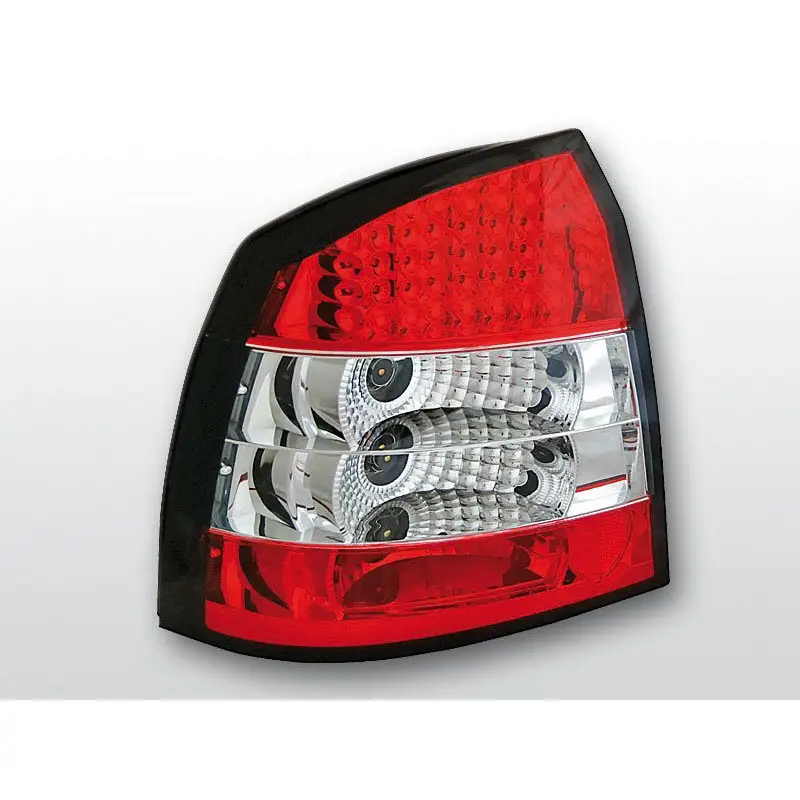 Expédié Aujourd’hui Feux Arrière Opel Astra G 3/5 ptes 09.97-02.04 à Leds Rouge/Clair
