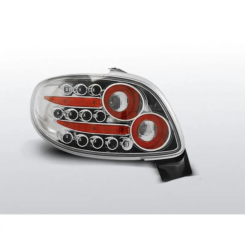 Feux Arrière Peugeot 206 3/5 ptes à Leds Chrome Satisfait Ou Remboursé