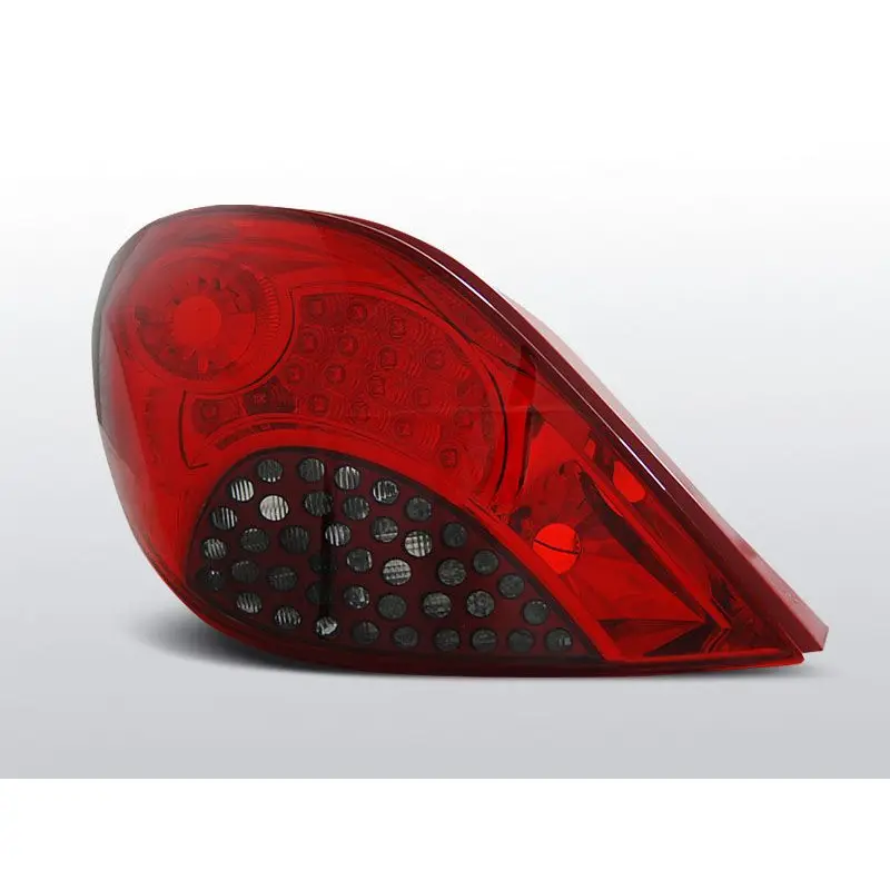 Feux Arrière Peugeot 207 3/5 ptes 05.06-06.09 à Leds Rouge/Fumé Prix Réduit
