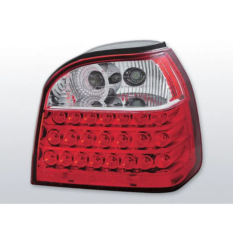 Feux Arrière VW Golf 3 09.91-08.97 à Leds Rouge/Clair Petit Prix
