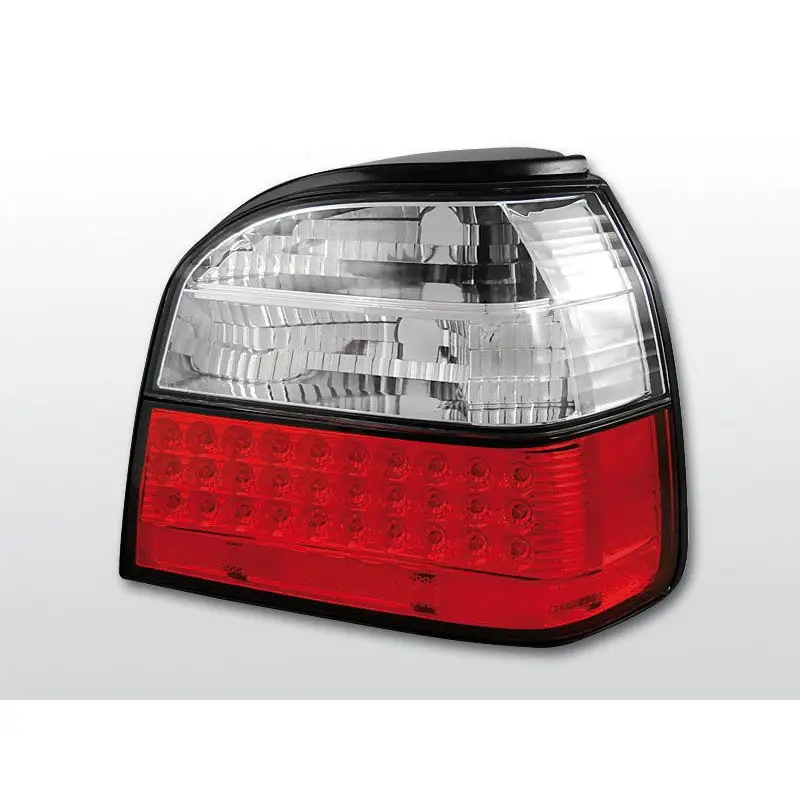 Offre Spéciale Feux Arrière VW Golf 3 09.91-08.97 à Leds Rouge/Clair