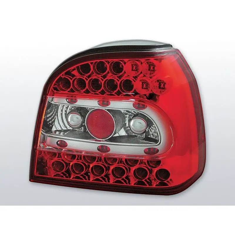 Feux Arrière VW Golf 3 09.91-08.97 à Leds Rouge Nouveauté