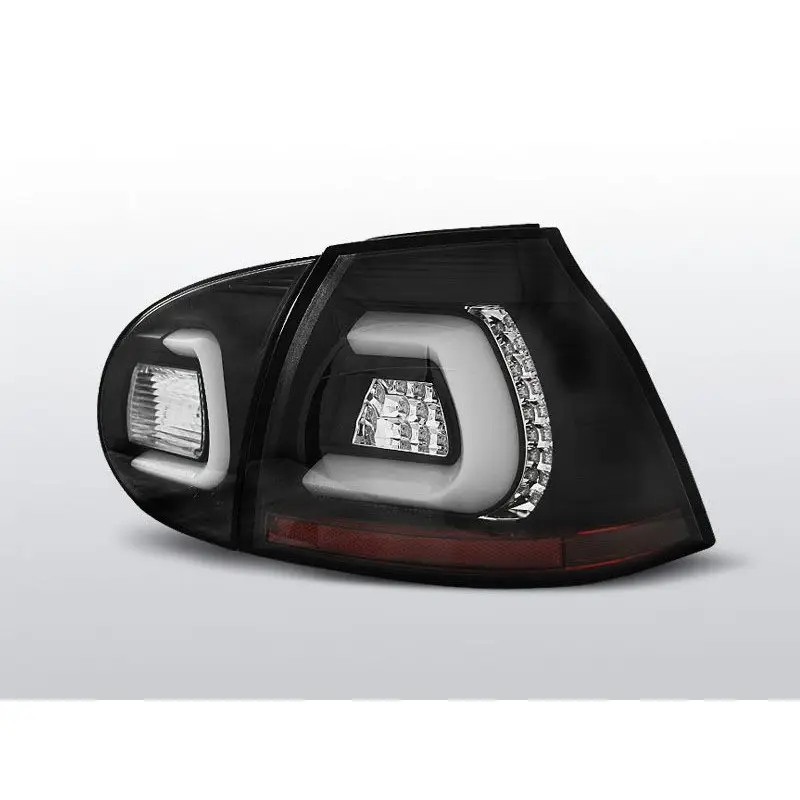 Feux Arrière VW Golf 5 10.03-09 à Leds/Lightbar Noir Expédition Rapide
