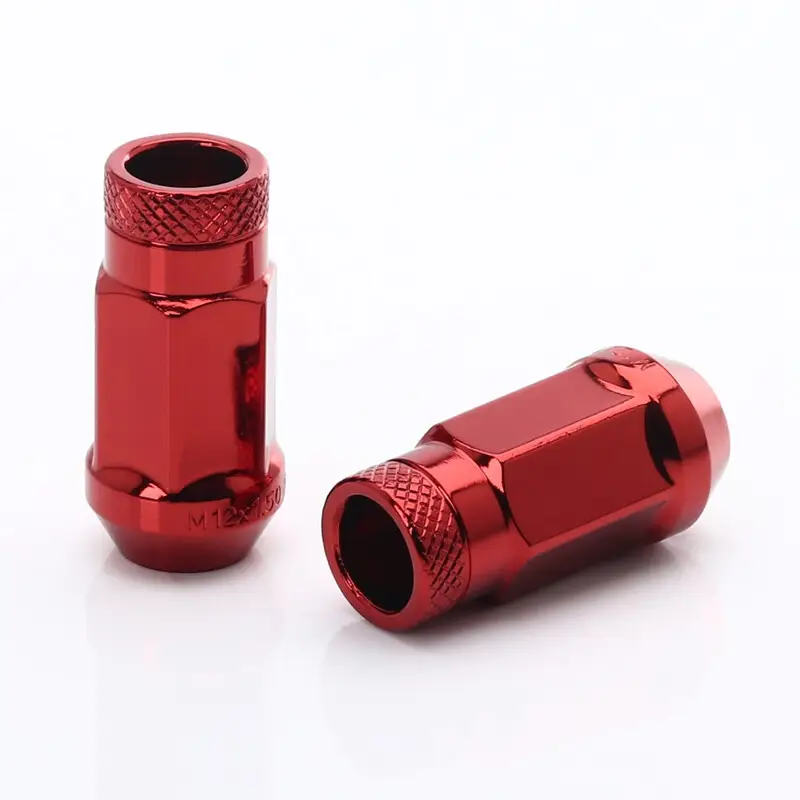 Ecrous JN1 Rouges en Acier Forgé M12x1.5 (Pack de 20) Commander Maintenant