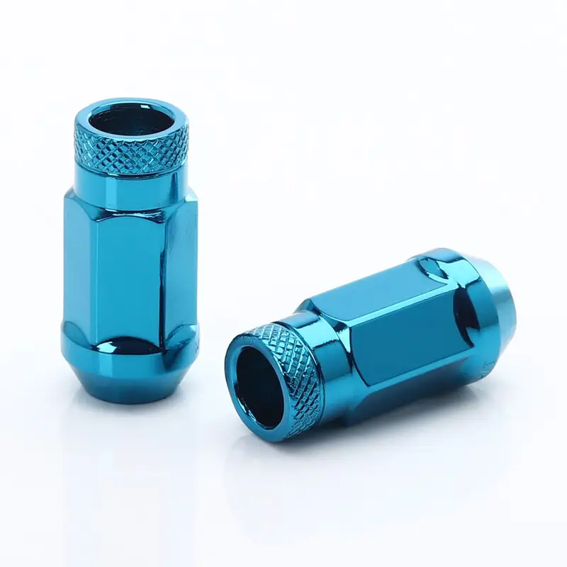 Ecrous JN1 Bleus en Acier Forgé M12x1.5 (Pack de 20) Populaire